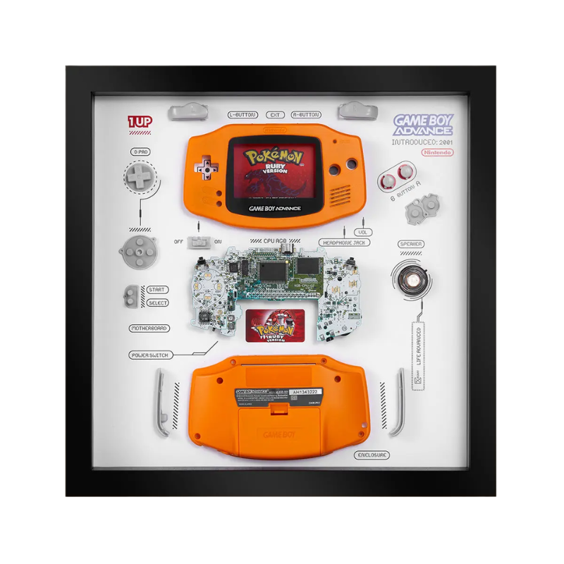 Disassembled Nintendo Game Boy Advance Frame