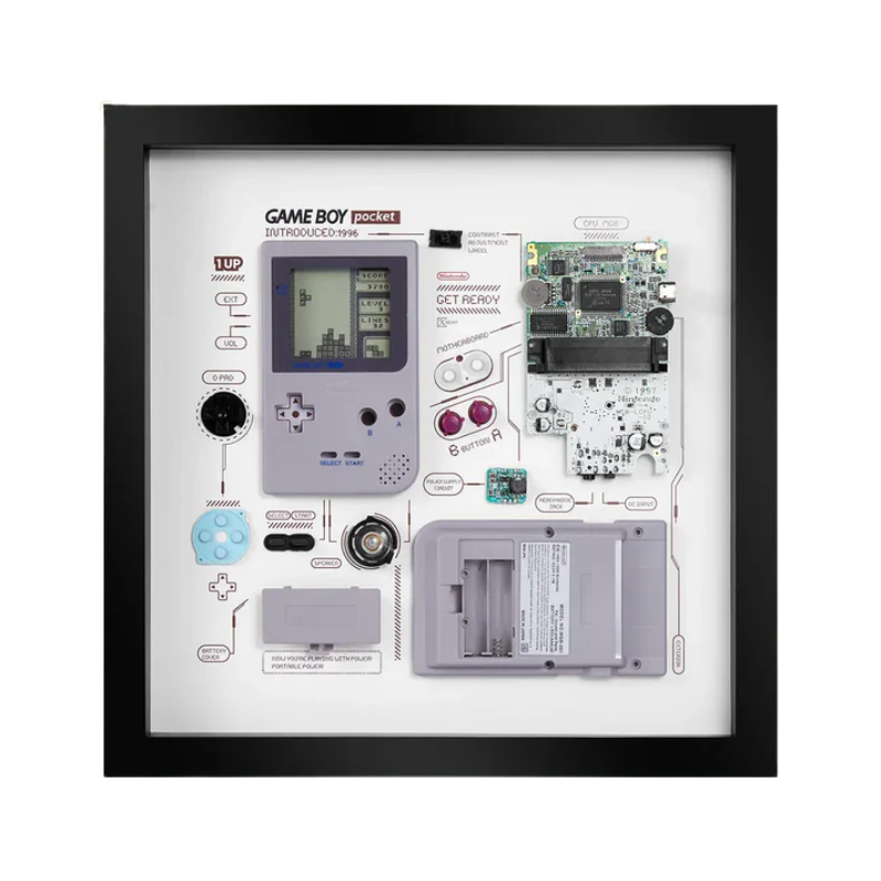 Disassembled Nintendo Game Boy Pocket frame