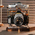 Disassembled Mechanical Film Canon AE-1 Camera , Home Decor, Camera Art