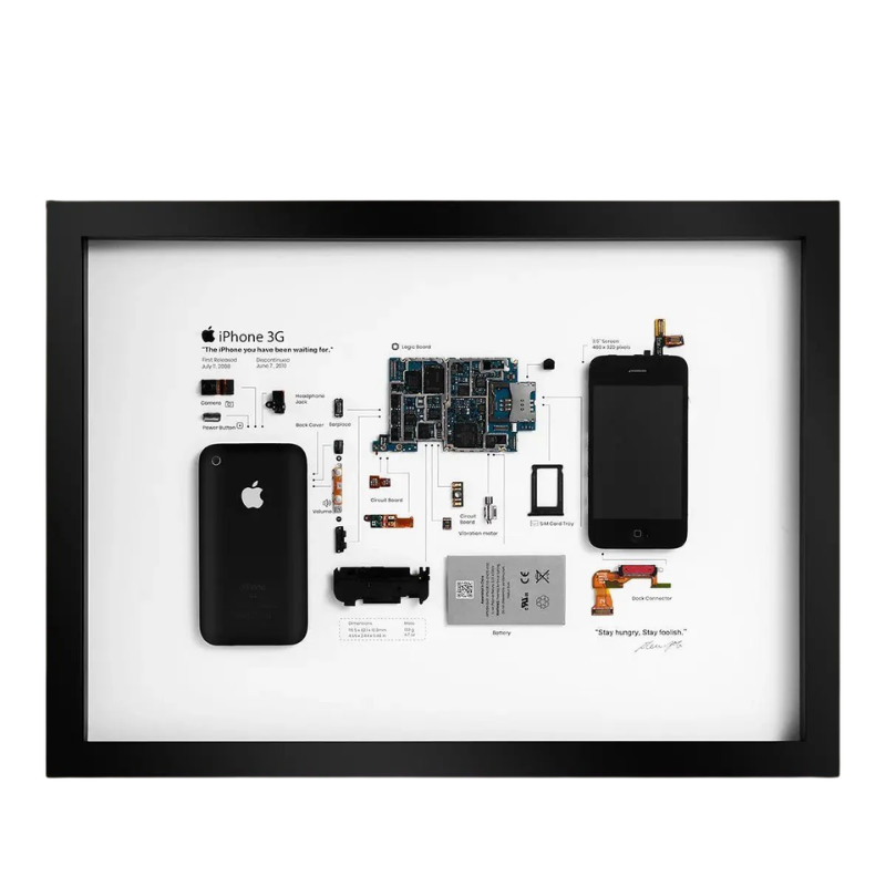 iPhone 3G Teardown Frame | Collectible Apple Tech Art