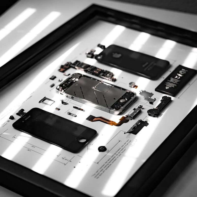iPhone 4S Teardown Frame | Collectible Apple Tech Art