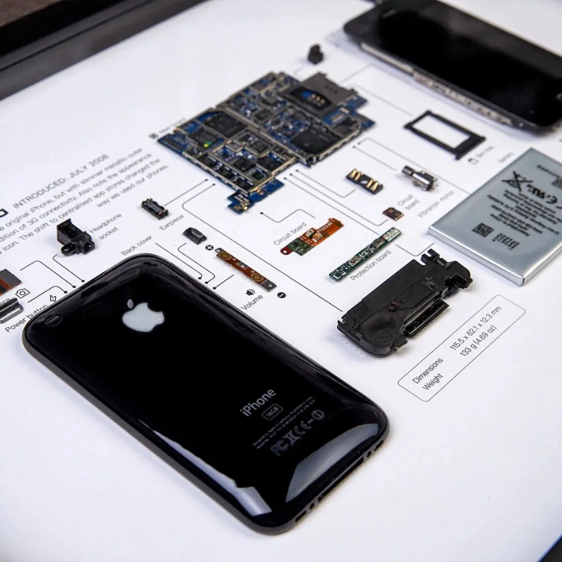 iPhone 3G Teardown Frame | Collectible Apple Tech Art