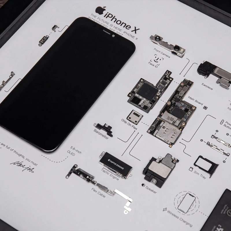 iPhone X Teardown Frame | Collectible Apple Tech Art