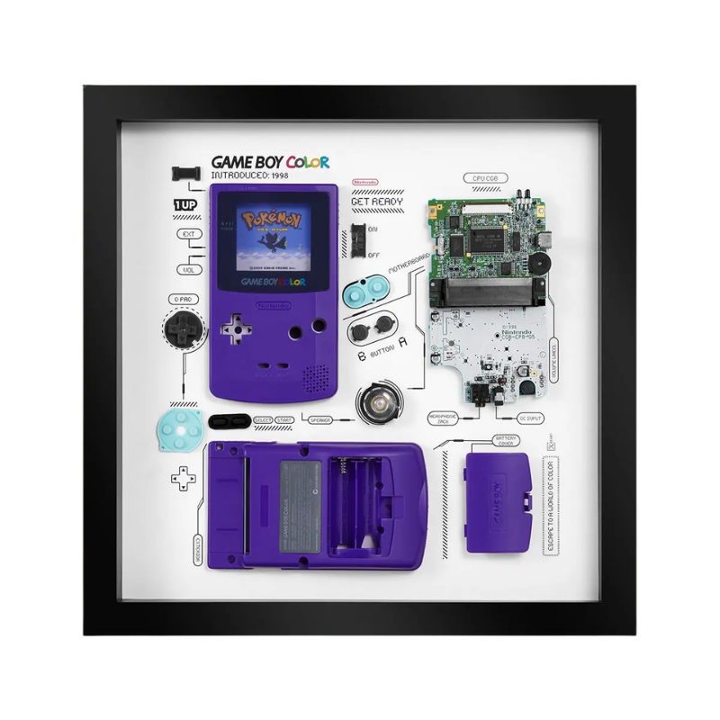 Disassembled Nintendo Game Boy Color Frame