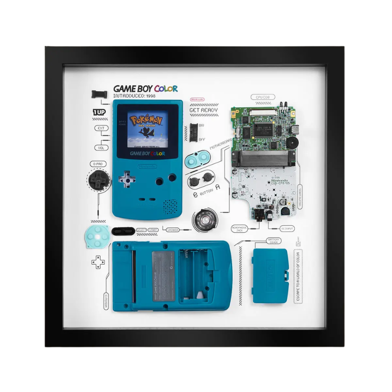 Disassembled Nintendo Game Boy Color Frame