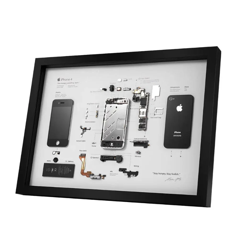 iPhone 4 Teardown Frame | Collectible Apple Tech Art