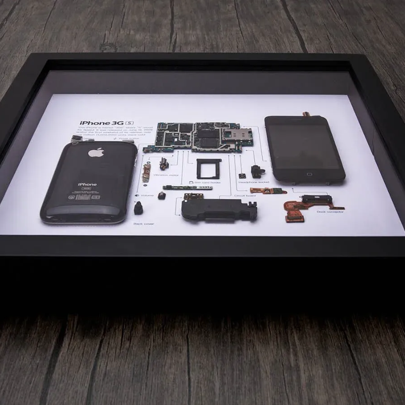 iPhone 3GS Teardown Frame | Collectible Apple Tech Art