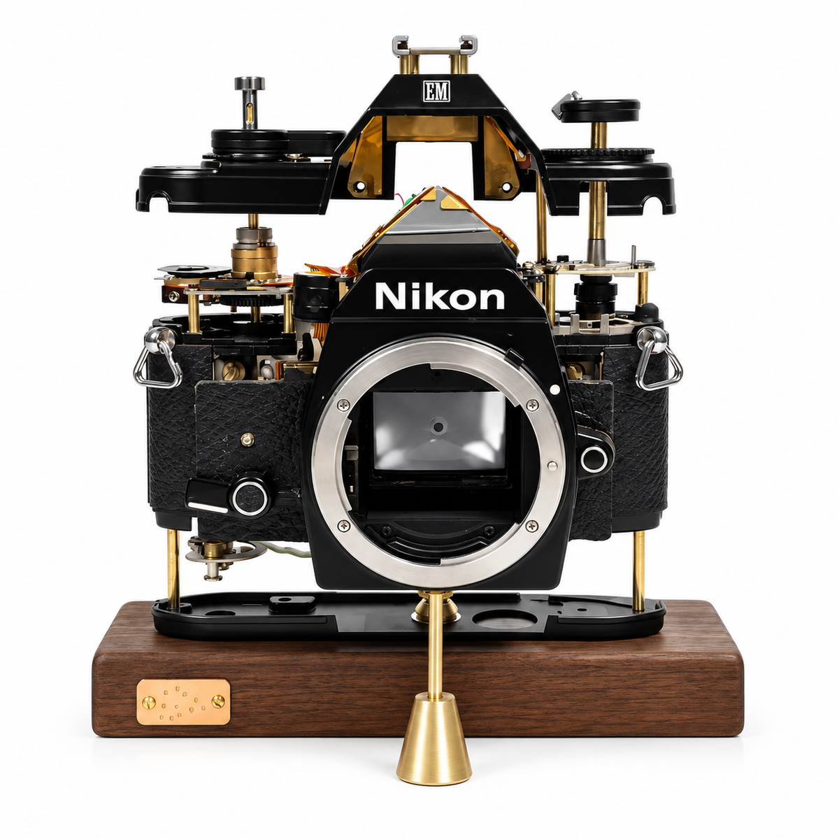 Nikon EM Disassembled Mechanical Film Camera Art