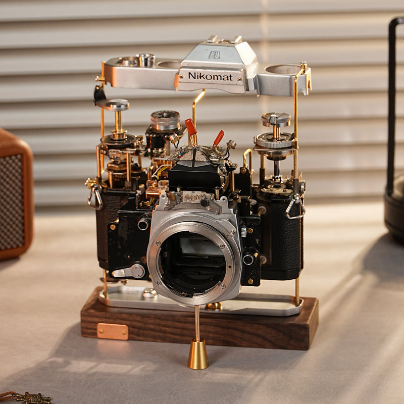 Disassembled Mechanical Film Camera Nikomat,Photographer Gifts