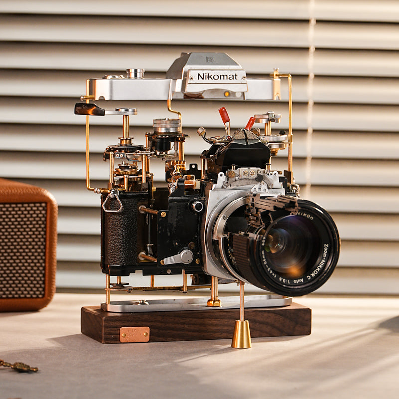 Disassembled Mechanical Film Camera Nikomat,Photographer Gifts