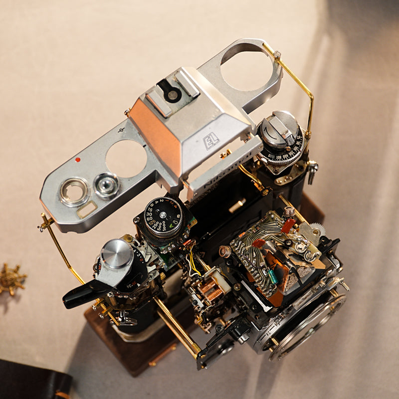 Disassembled Mechanical Film Camera Nikomat,Photographer Gifts