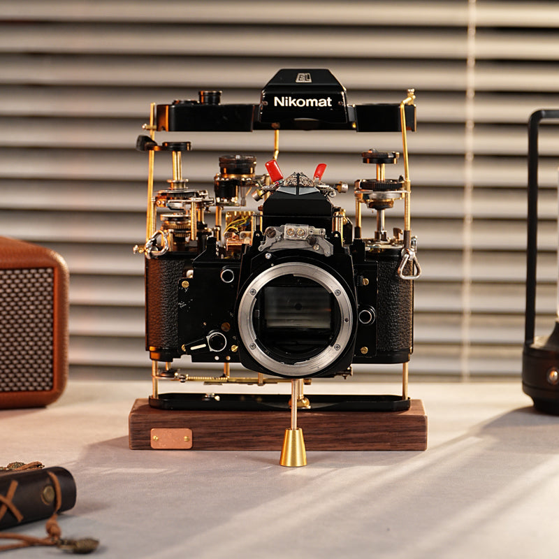 Disassembled Mechanical Film Camera Nikomat,Photographer Gifts