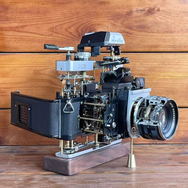 Minolta XE Disassembled Mechanical Film Camera Art