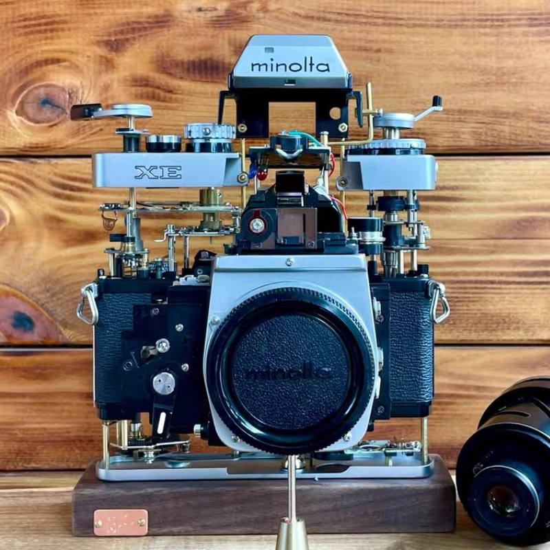 Minolta XE Disassembled Mechanical Film Camera Art
