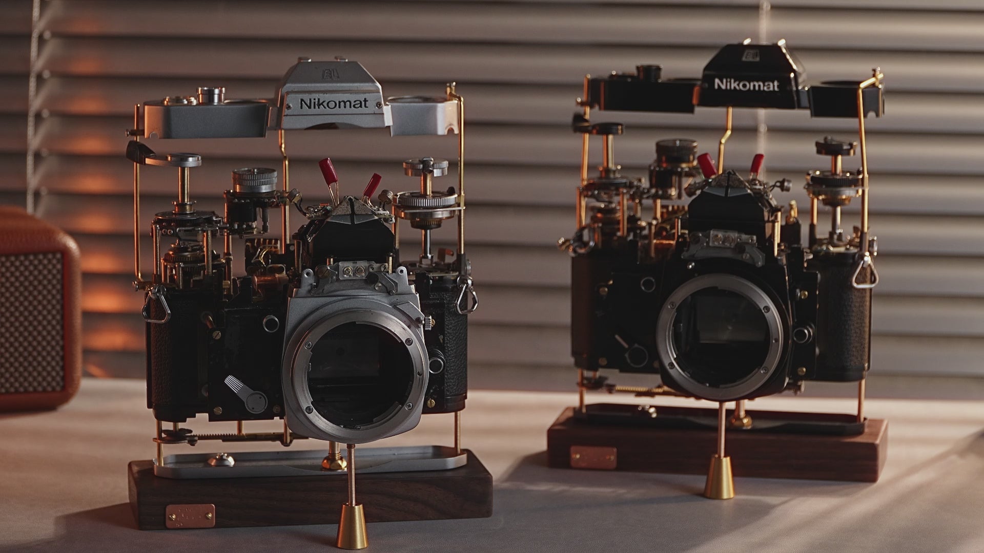 Disassembled Mechanical Film Camera Nikomat,Photographer Gifts